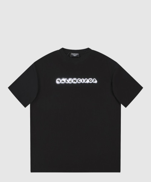 발렌시아가 로고 프린트 반팔