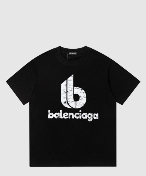 발렌시아가 로고 프린트 반팔