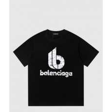 발렌시아가 로고 프린트 반팔