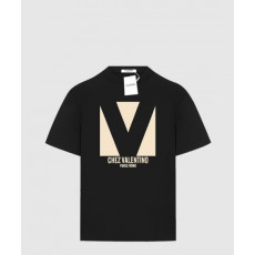 발렌티노 프린트 코튼 티셔츠