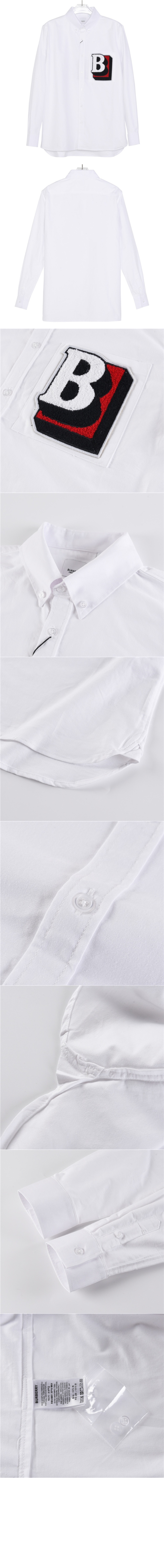 버버리 코튼 로고 셔츠