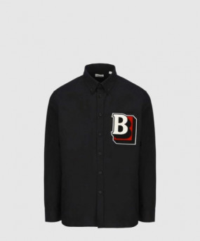 버버리 코튼 로고 셔츠