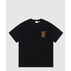 버버리 로고 코튼 티셔츠