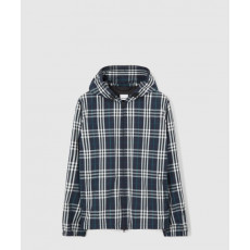 버버리 체크 나일론 재킷