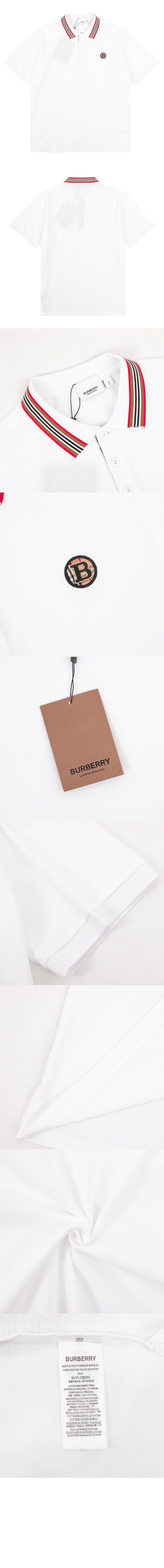 버버리 코튼 폴로셔츠