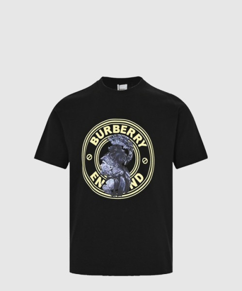 버버리 플라워 코튼 티셔츠