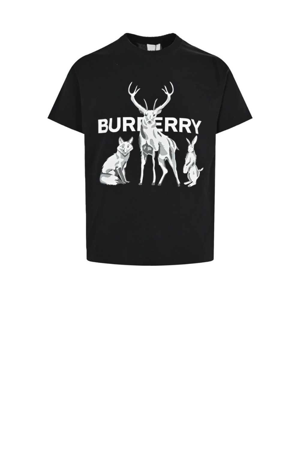 버버리 플라워 코튼 티셔츠