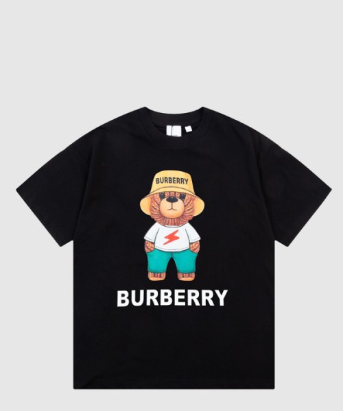 버버리 플라워 코튼 티셔츠