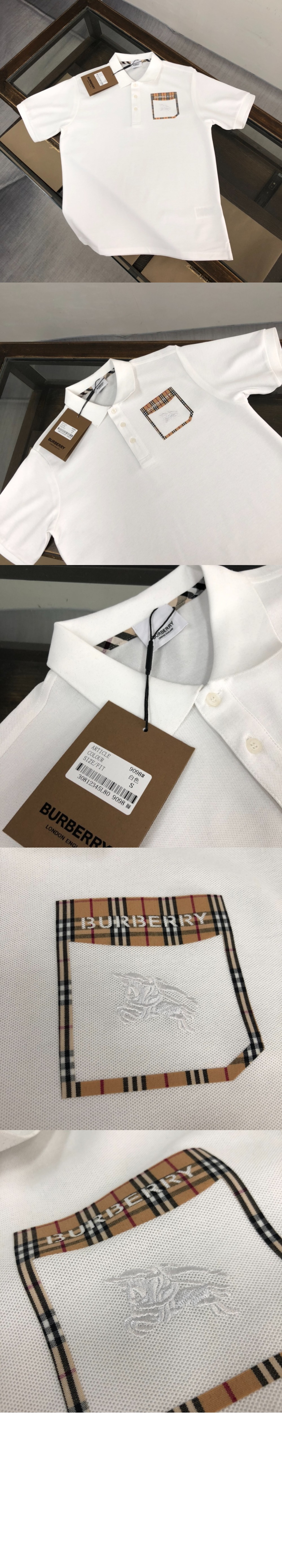 버버리 코튼 티셔츠