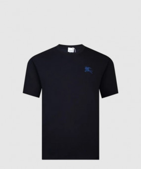 버버리 로고 코튼 티셔츠