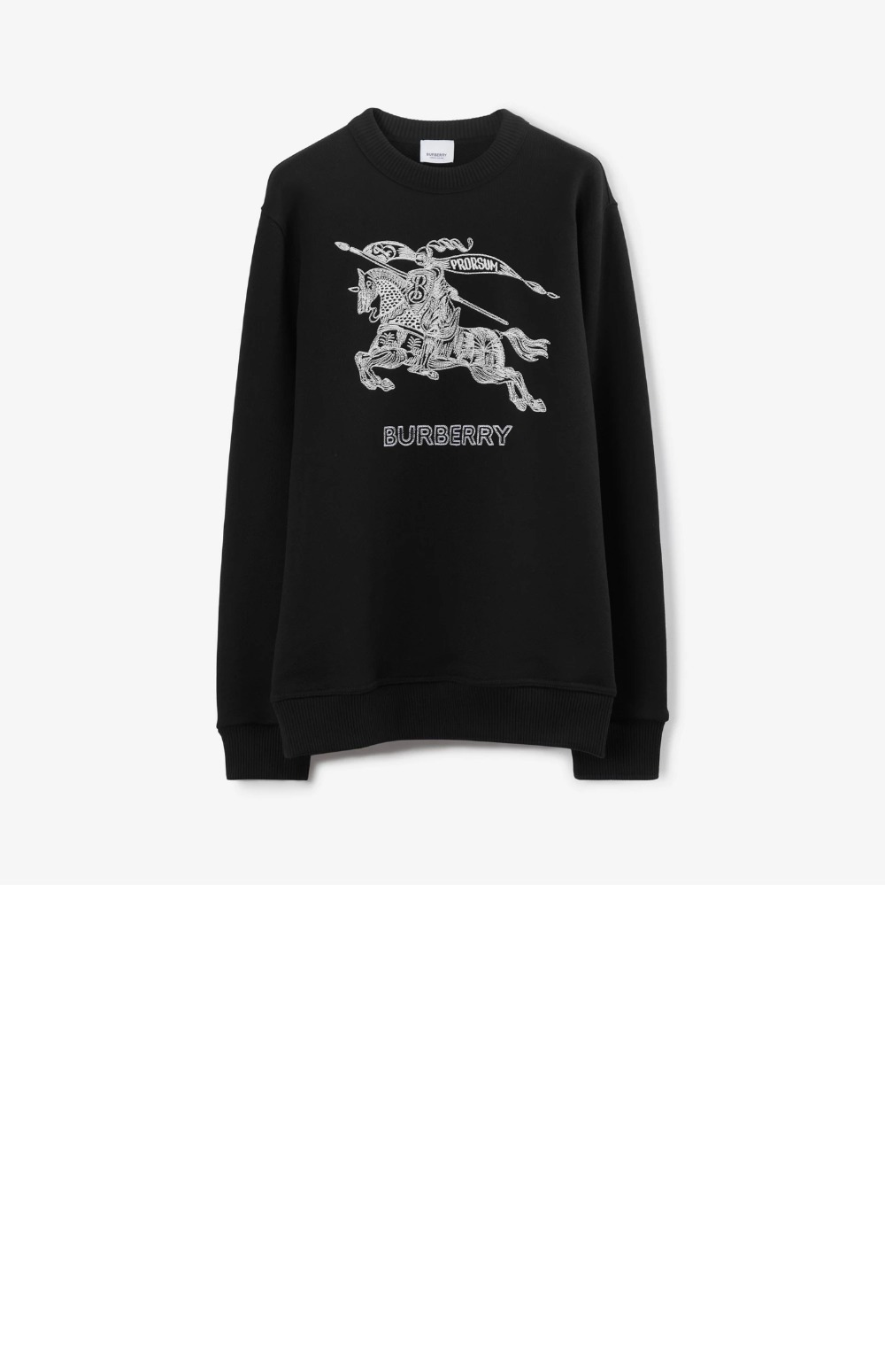 버버리 엠브로이더리 맨투맨