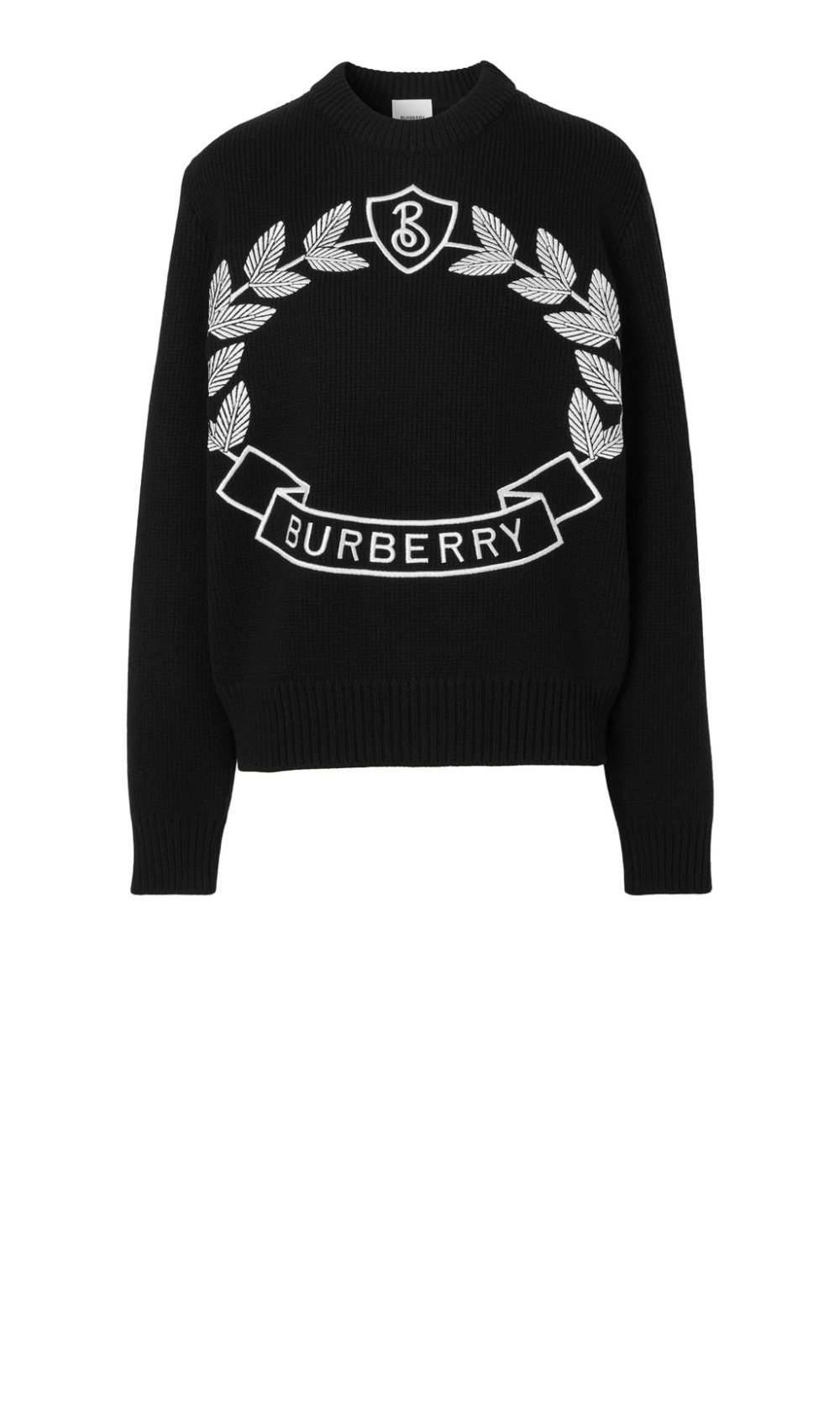 버버리 로고 니트