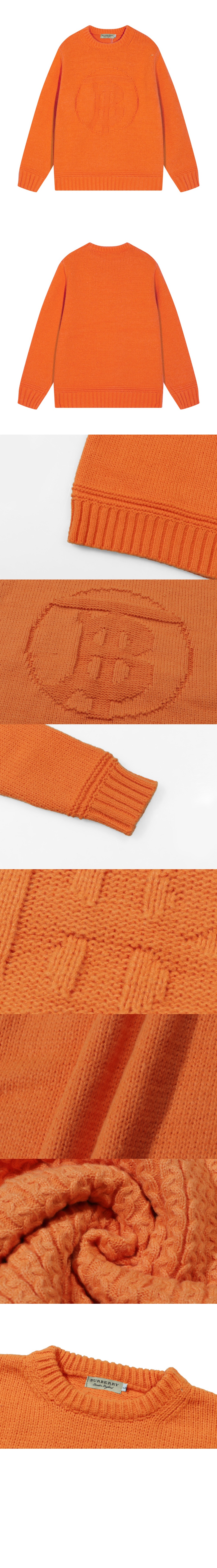 버버리 로고 니트