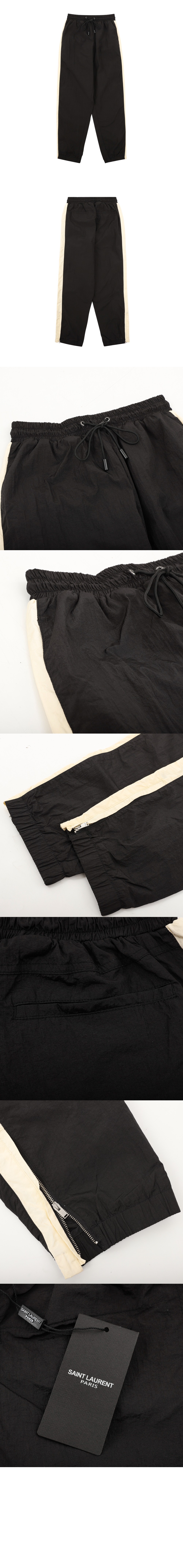 생로랑 로고 트랙수트 팬츠