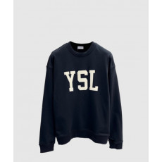 생로랑 플라워 코튼 톱