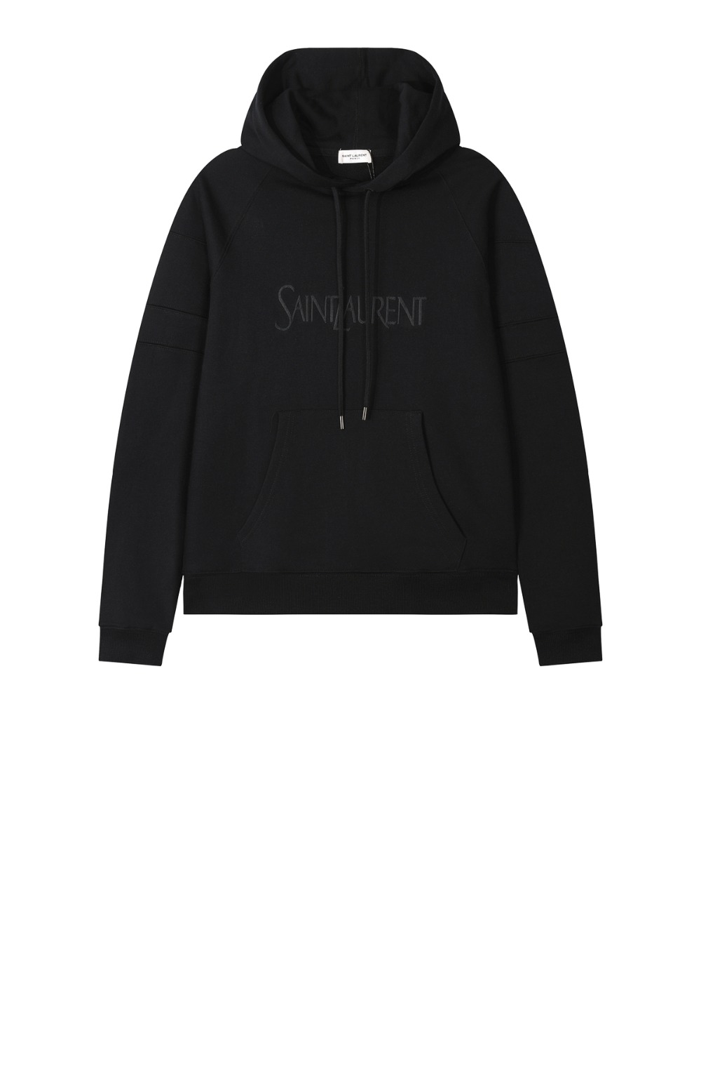 생로랑 로고 후드 긴팔