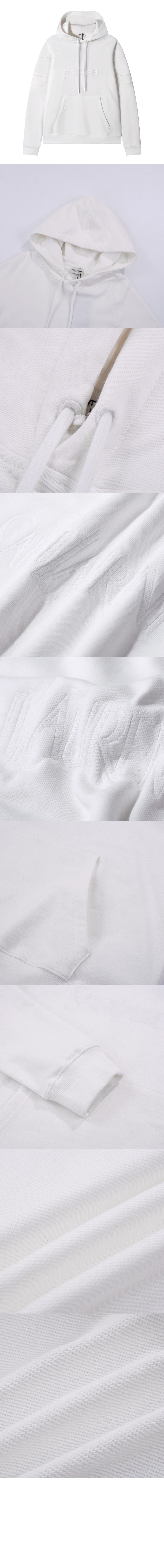 생로랑 로고 후드 긴팔