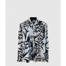 생로랑 로고 프린트 반팔