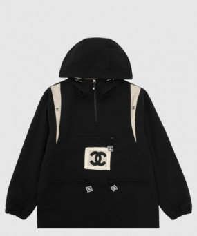 샤넬 로고 프린트 재킷