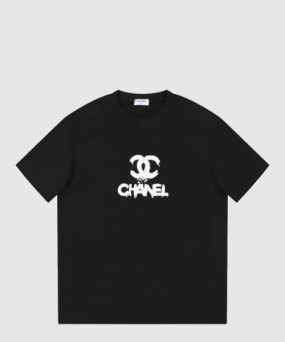 샤넬 로고 프린트 반팔