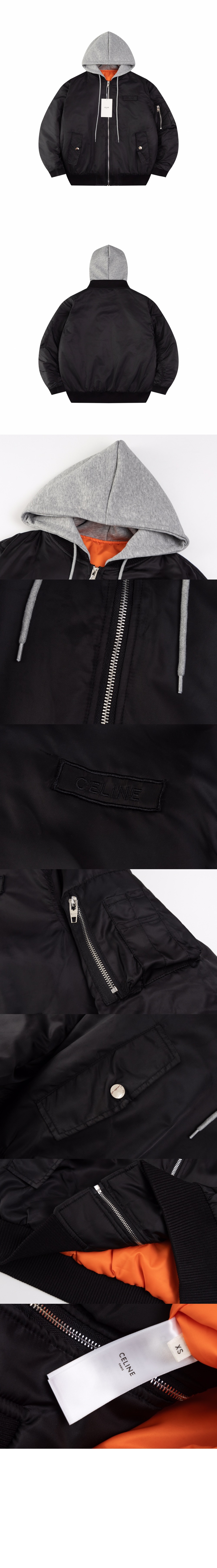 셀린느 로고 집업 자켓