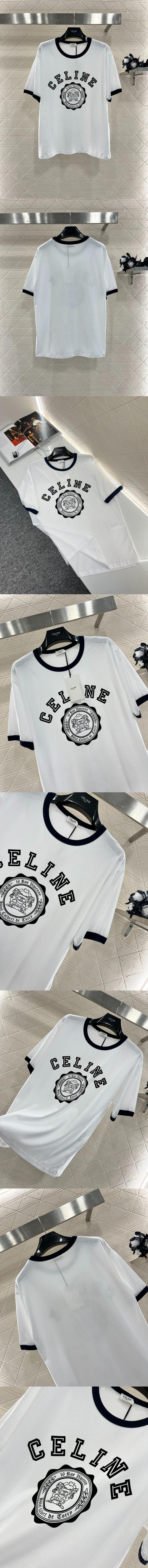 셀린느 블라종 루즈 티셔츠