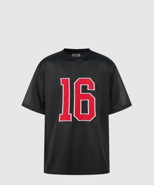 셀린느 로고 프린트 반팔