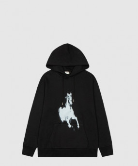 셀린느 로고 후드 긴팔