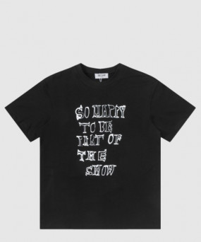 셀린느 로고 프린트 반팔