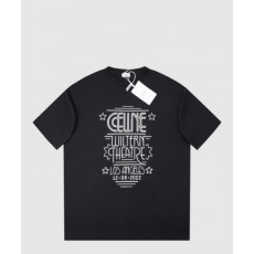 셀린느 로고 프린트 반팔