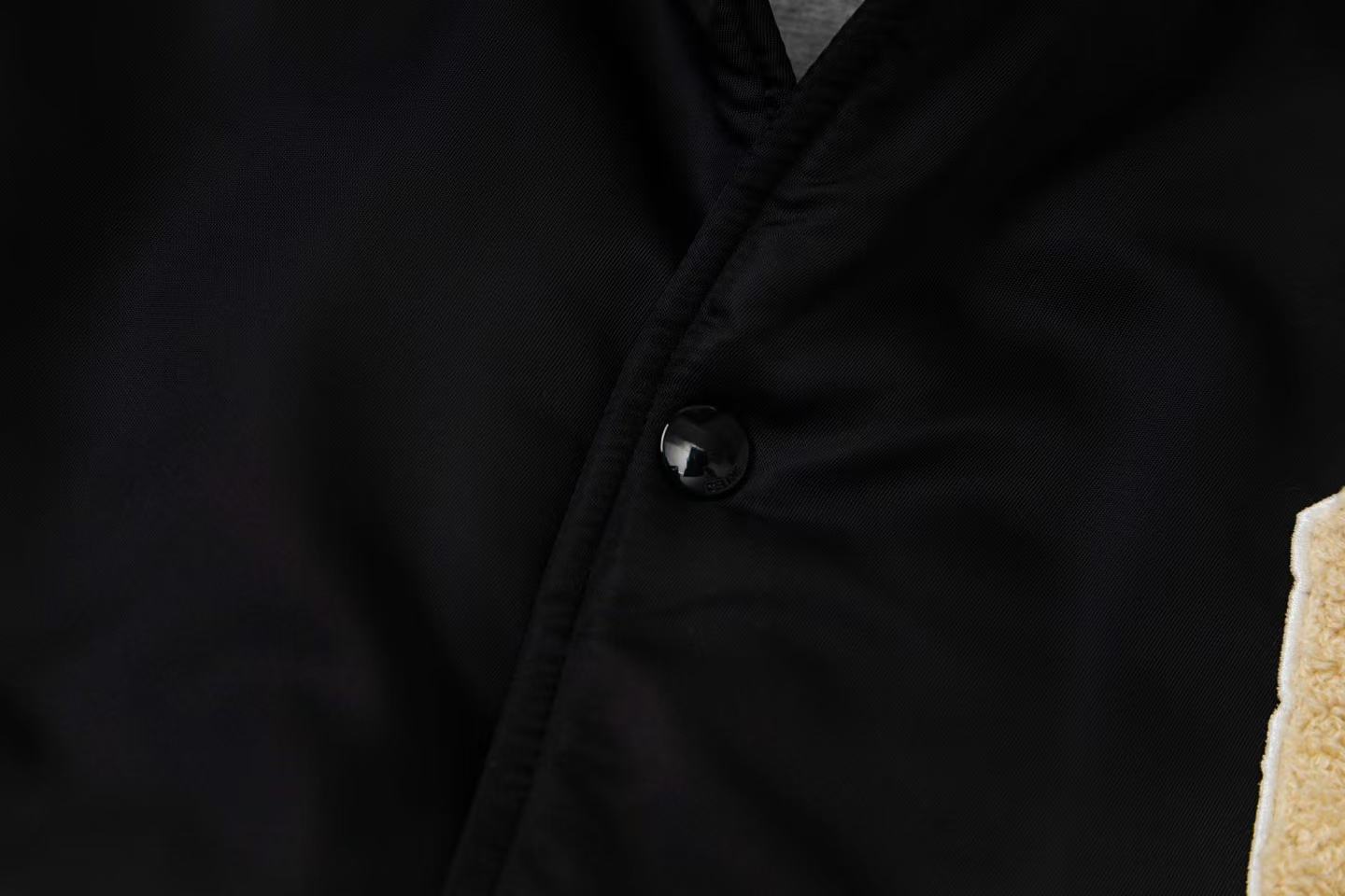 셀린느 후드 테디 자켓 블랙