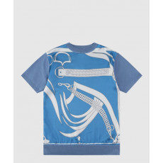 에르메스 로고 프린트 반팔