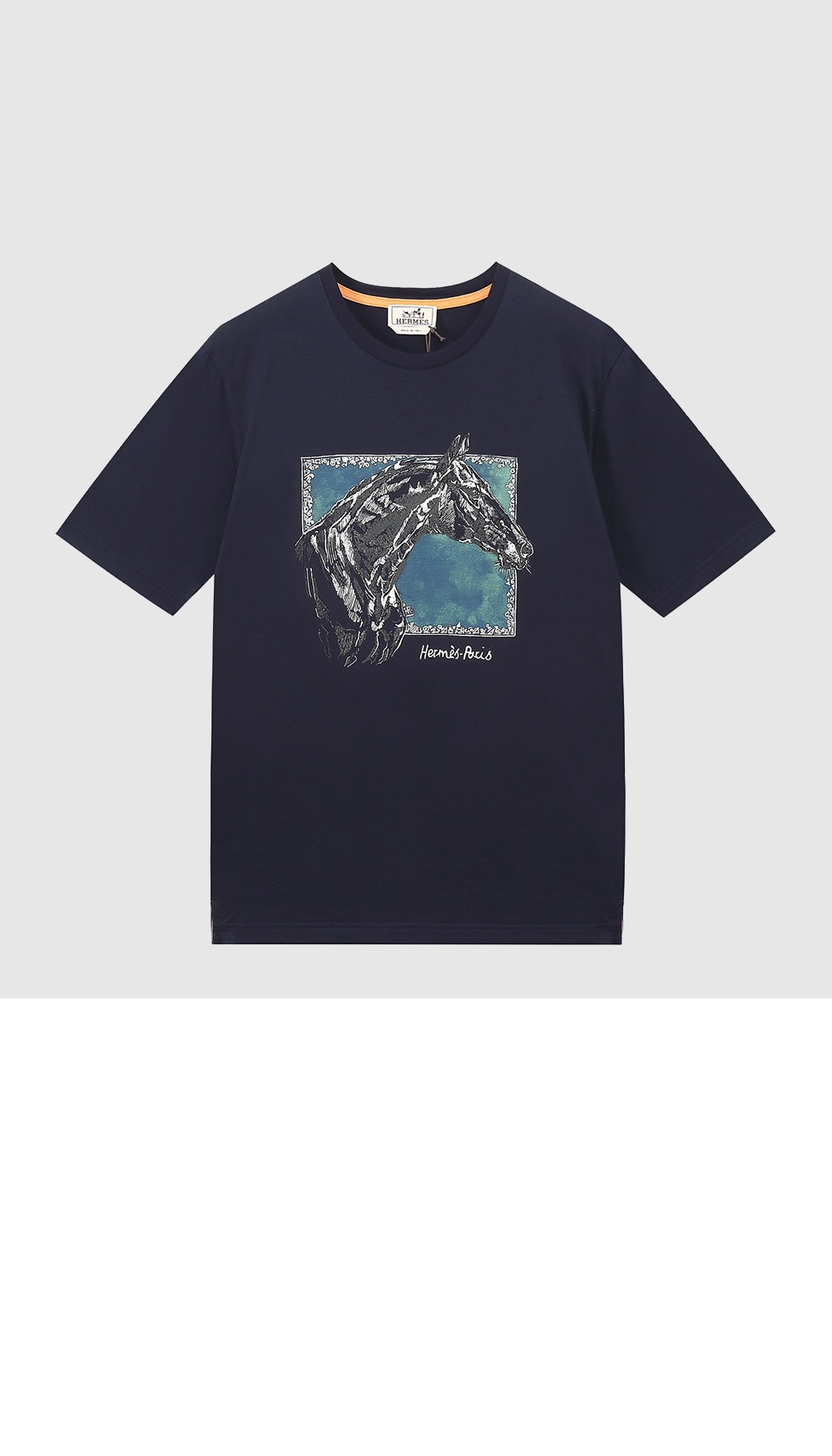 에르메스 플라워 코튼 톱