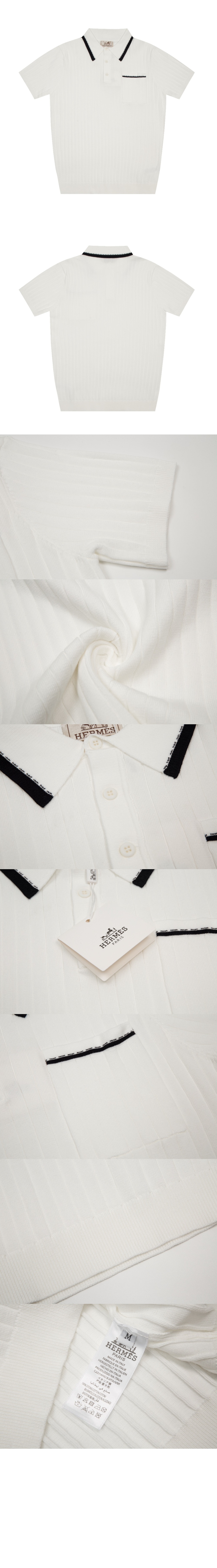 에르메스 폴로 니트 톱