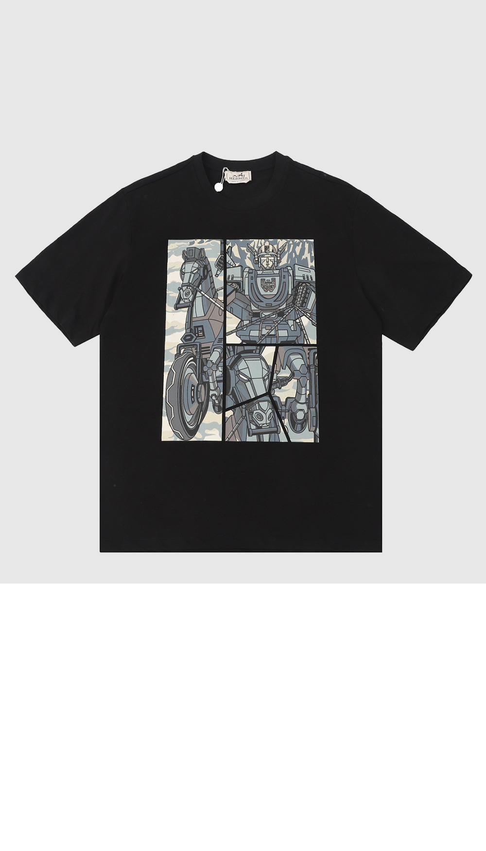 에르메스 플라워 코튼 톱