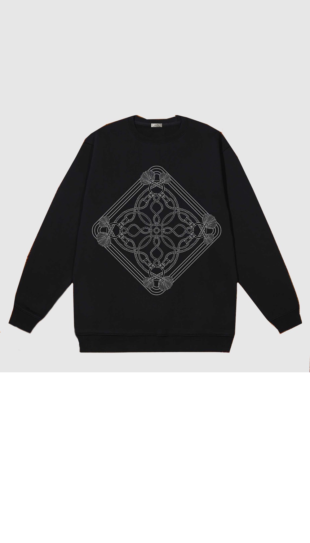 에르메스 플라워 코튼 톱