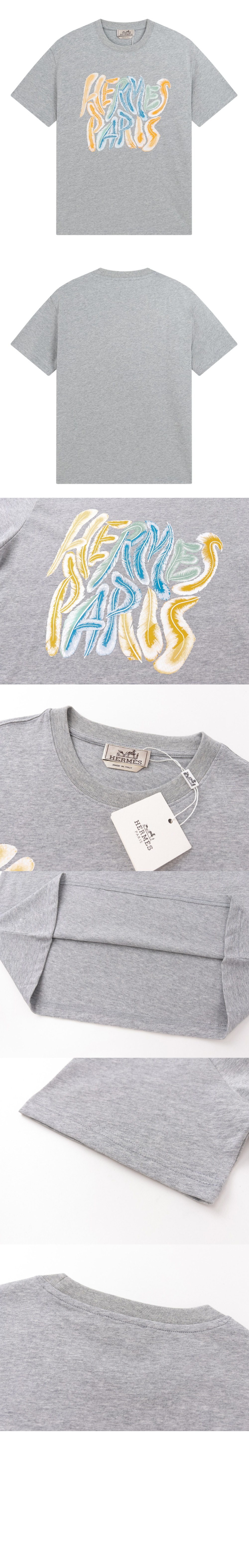 에르메스 플라워 코튼 톱