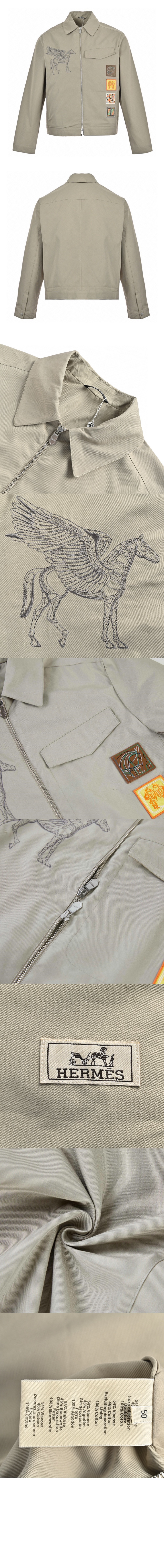 에르메스 플라워 코튼 톱