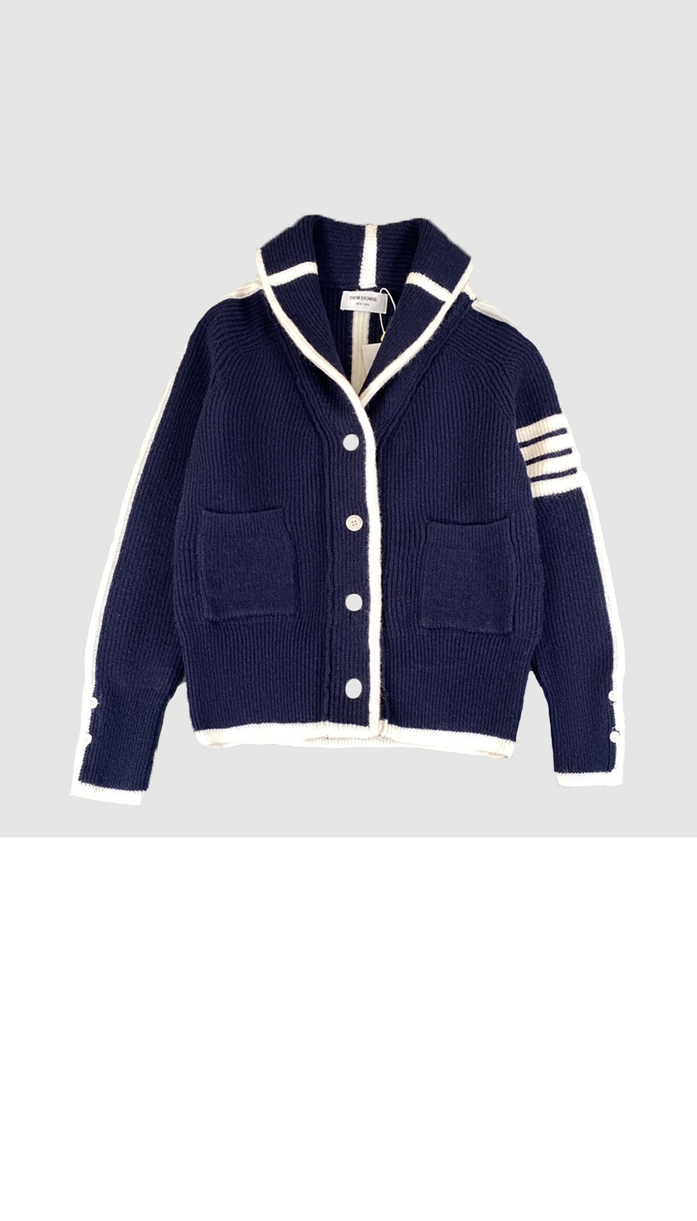 톰브라운 캐시미어 카디건