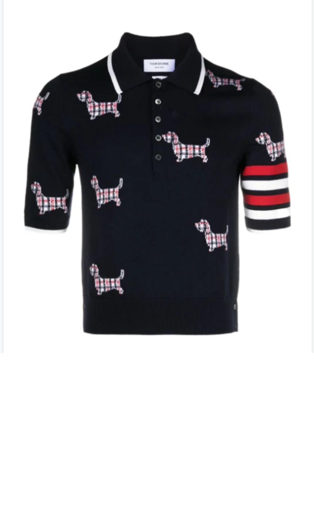 톰브라운 니트 톱