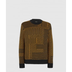 펜디 로고 인타르시아 울 니트