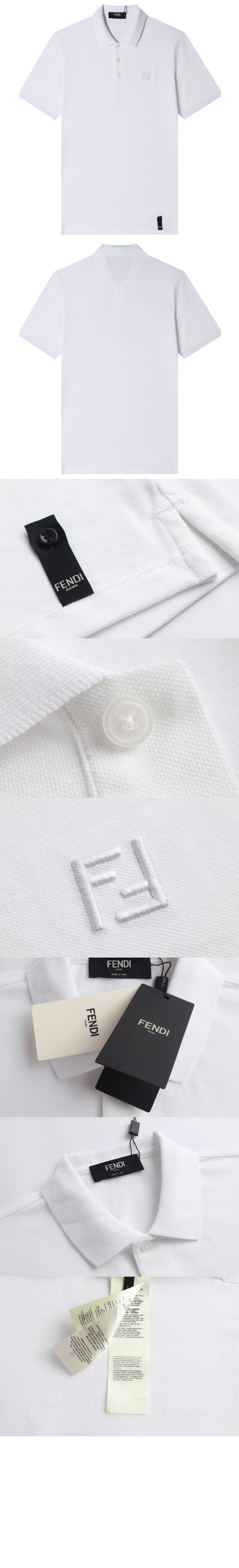 펜디 로고 프린트 반팔