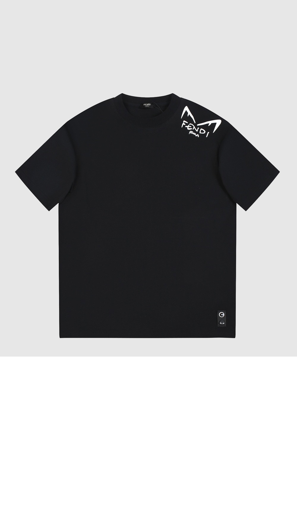 펜디 로고 프린트 반팔