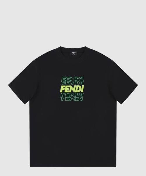 펜디 로고 프린트 반팔