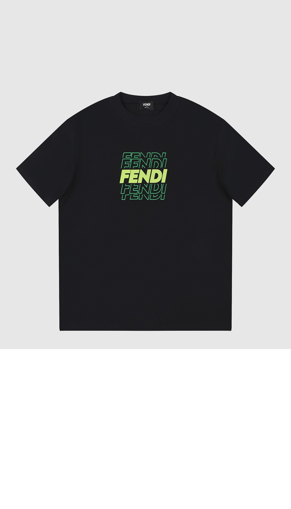 펜디 로고 프린트 반팔