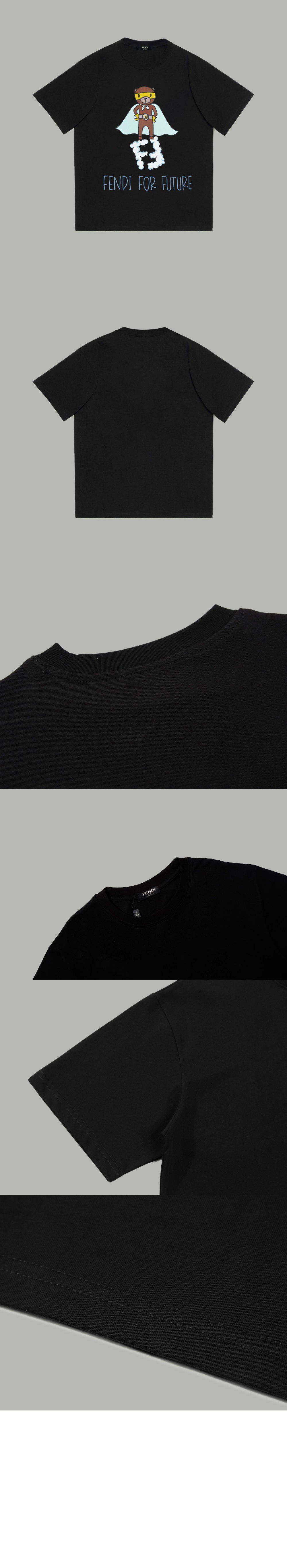 펜디 플라워 코튼 톱