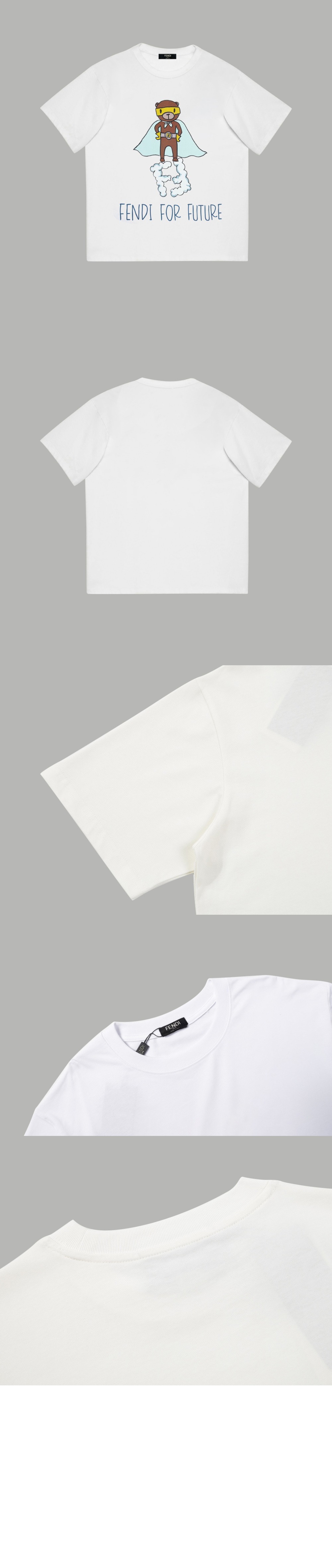 펜디 플라워 코튼 톱