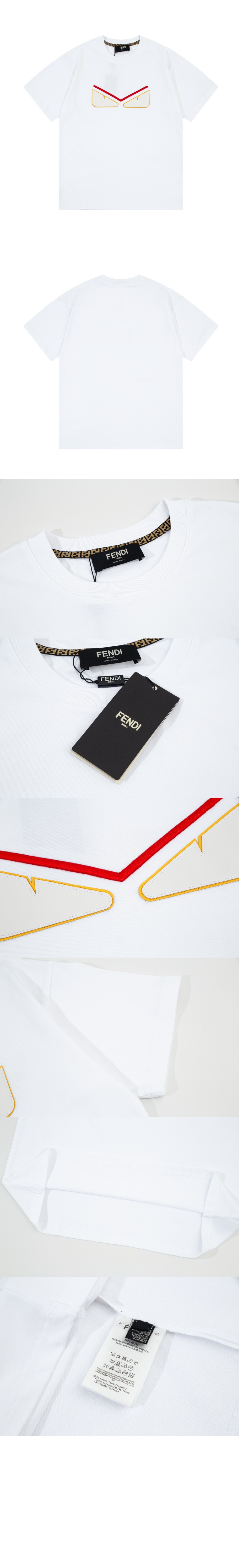 펜디 플라워 코튼 톱