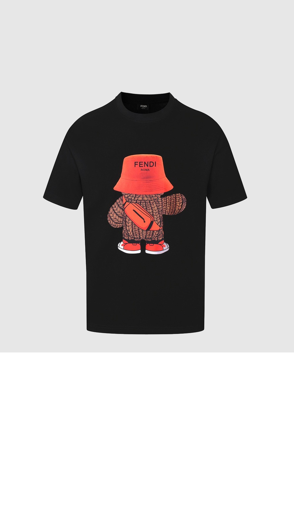 펜디 플라워 코튼 톱