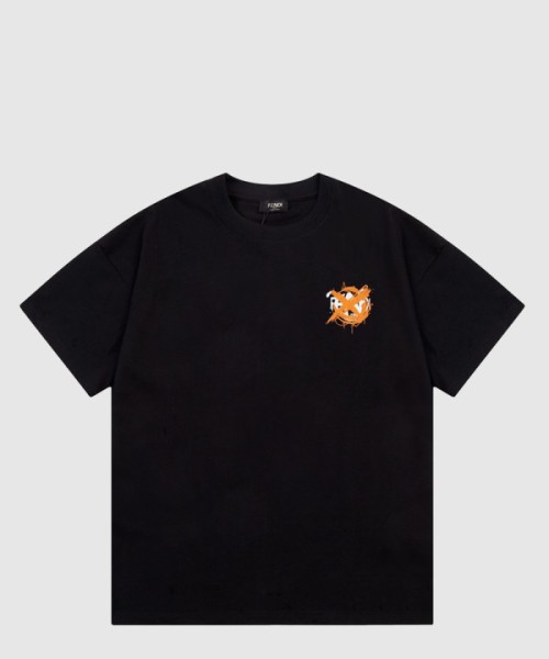 펜디 로고 프린트 반팔